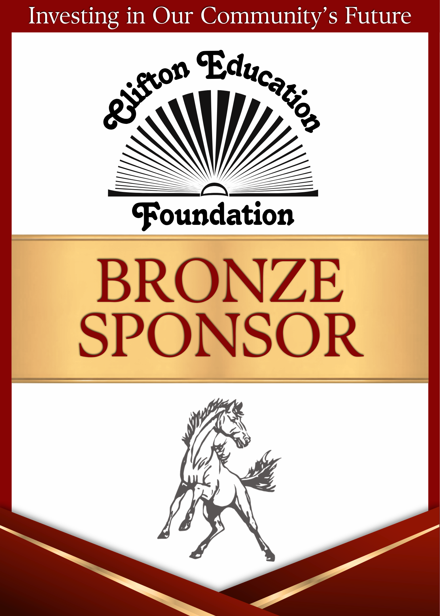 Bronze Sponsor sticker design
