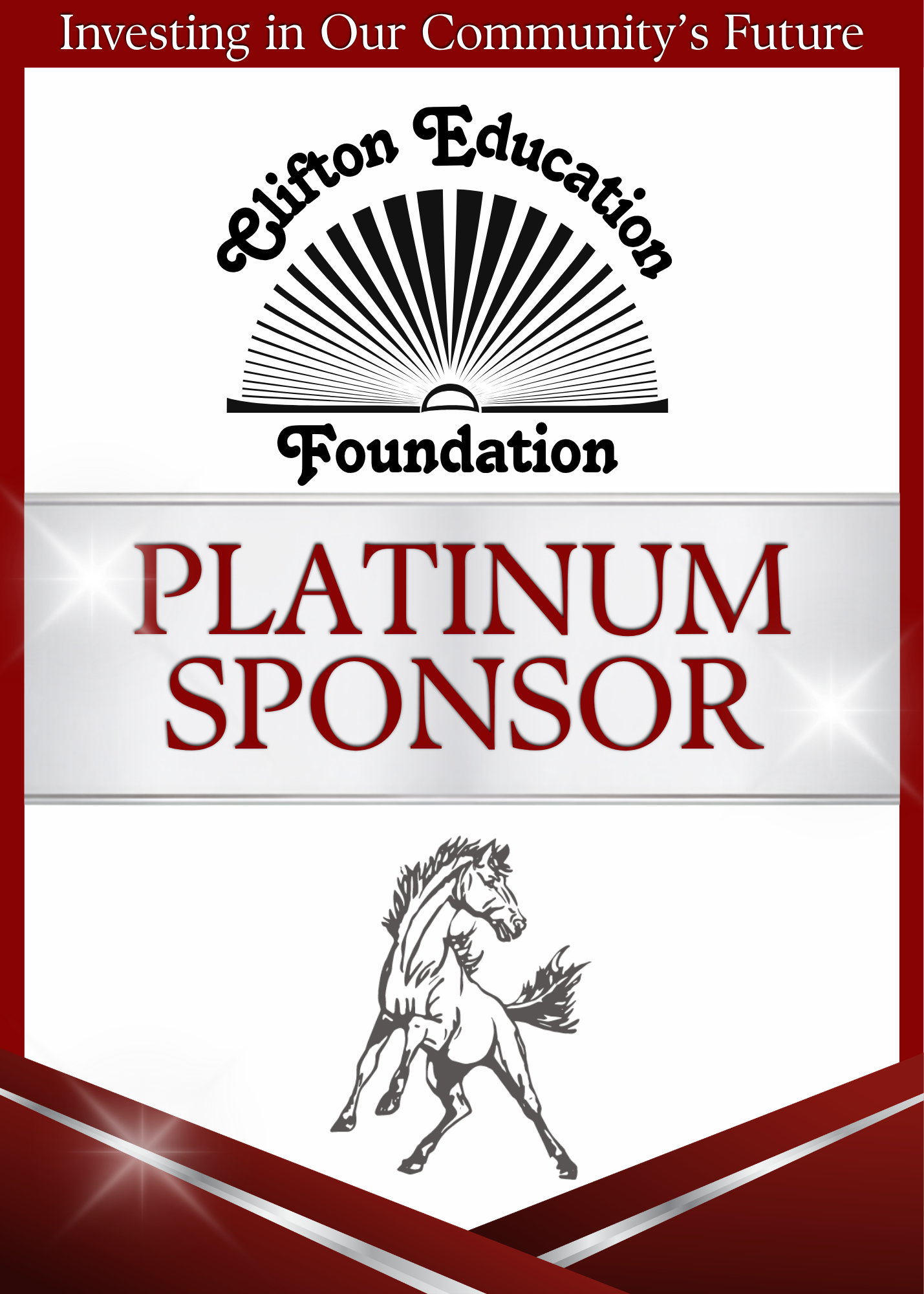 Platinum Sponsor sticker design
